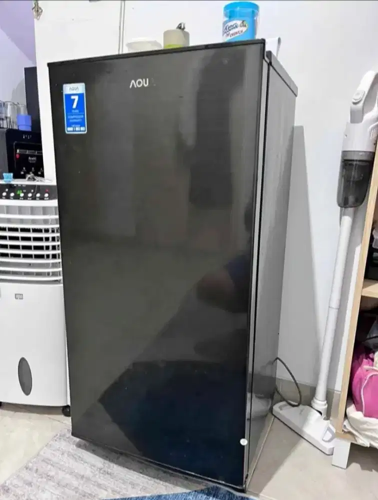 Kulkas aqua 1 pintu 150 Lt abu abu