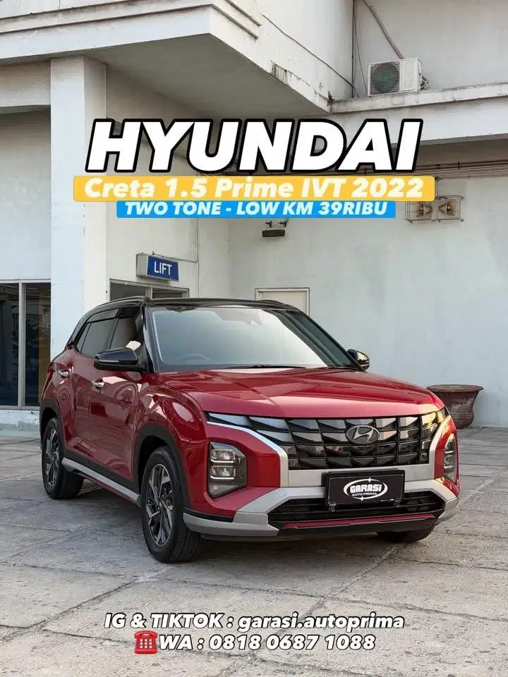 Creta Prime two tone 2022 low KM