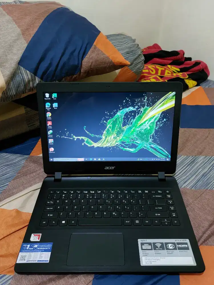 Laptop acer aspire 3 slim ram 8gb ssd 256gb mulus