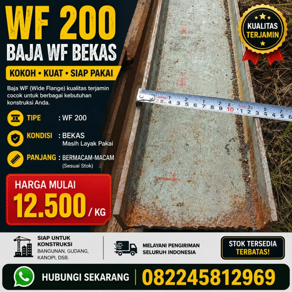 Ready besi WF bekas