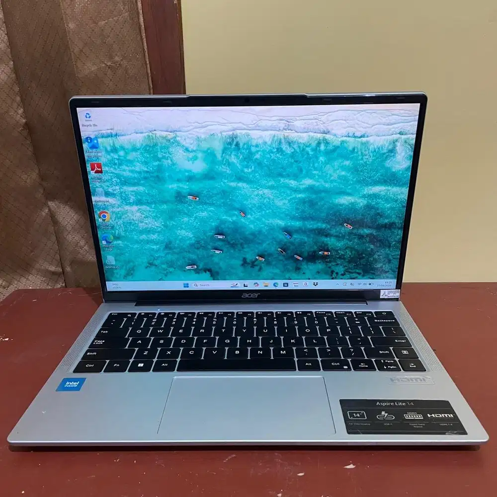 Laptop Acer Lite 14 AL14-31P Intel N100 8/512GB 14WUXGA Slim mulus