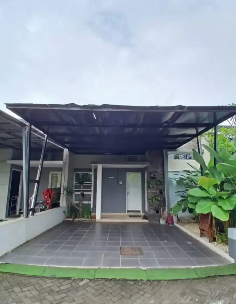 Rumah dijual cepat minimalist siap huni cluster dekat RS tugu
