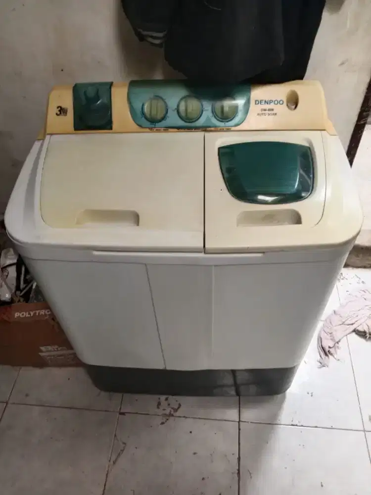 mesin cuci 2 tabung merk denpoo
