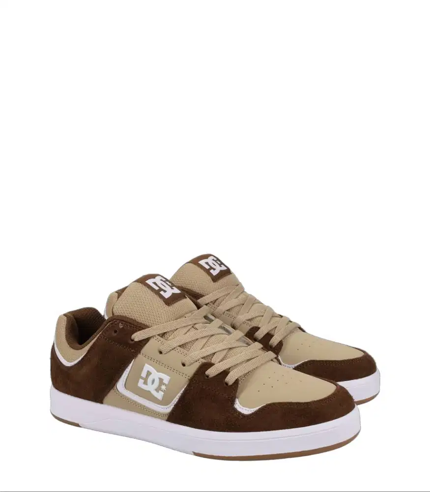Sepatu DC Cure Brown White Original