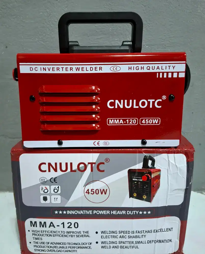 Baru mesin las inverter welder 120a 450w