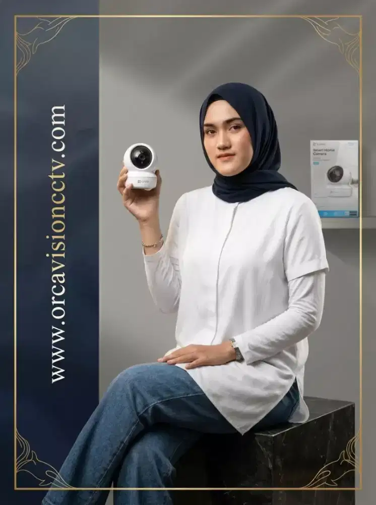 Cctv wireless ezviz jernih bisa gerak dan rotasi