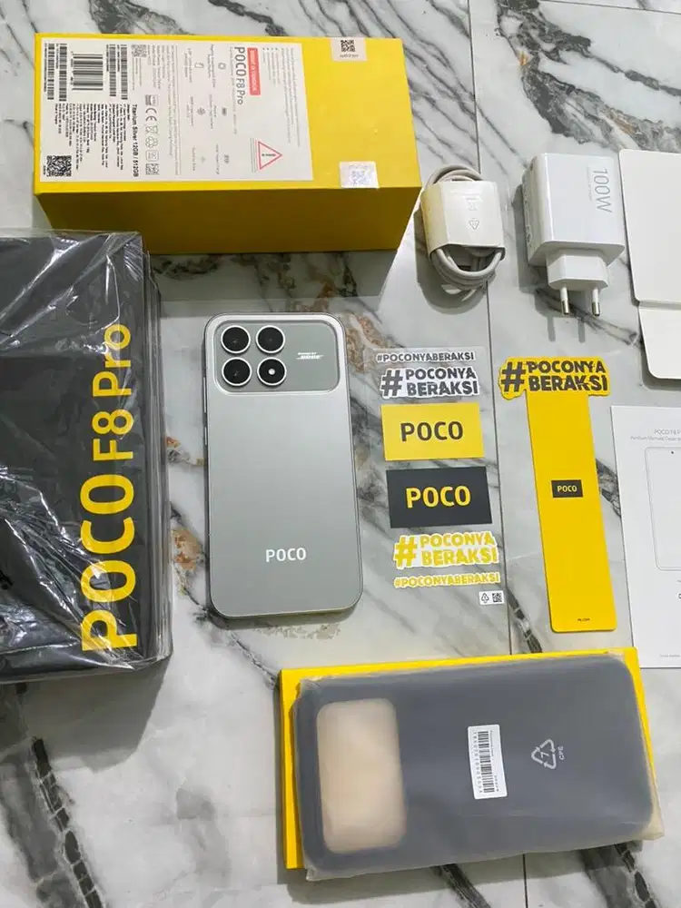 Poco F8 Pro 12/512 Titanium Silver Barang Langkah Perfect