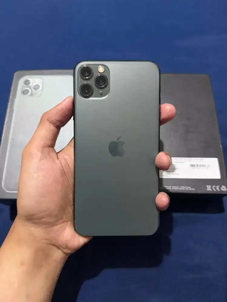 IPHONE 11 PROMAX 64GB INTER MIDNIGHT GREEN BH 72%