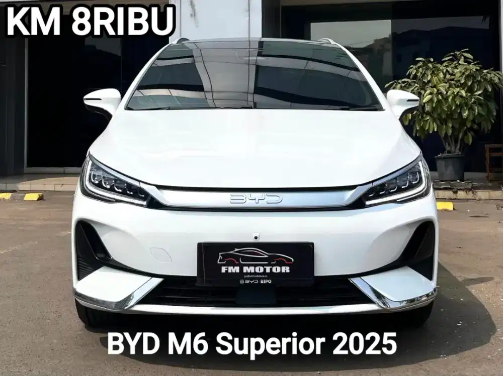 BYD M6 SUPERIOR 7Seat 2025 Automatic EV, Km 8Ribu, GOOD CONDITION