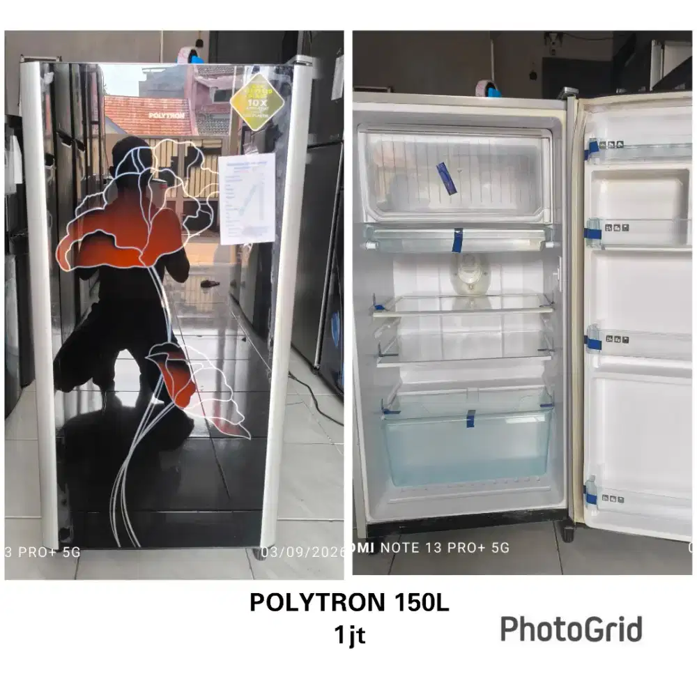 Kulkas 1 pintu Polytron