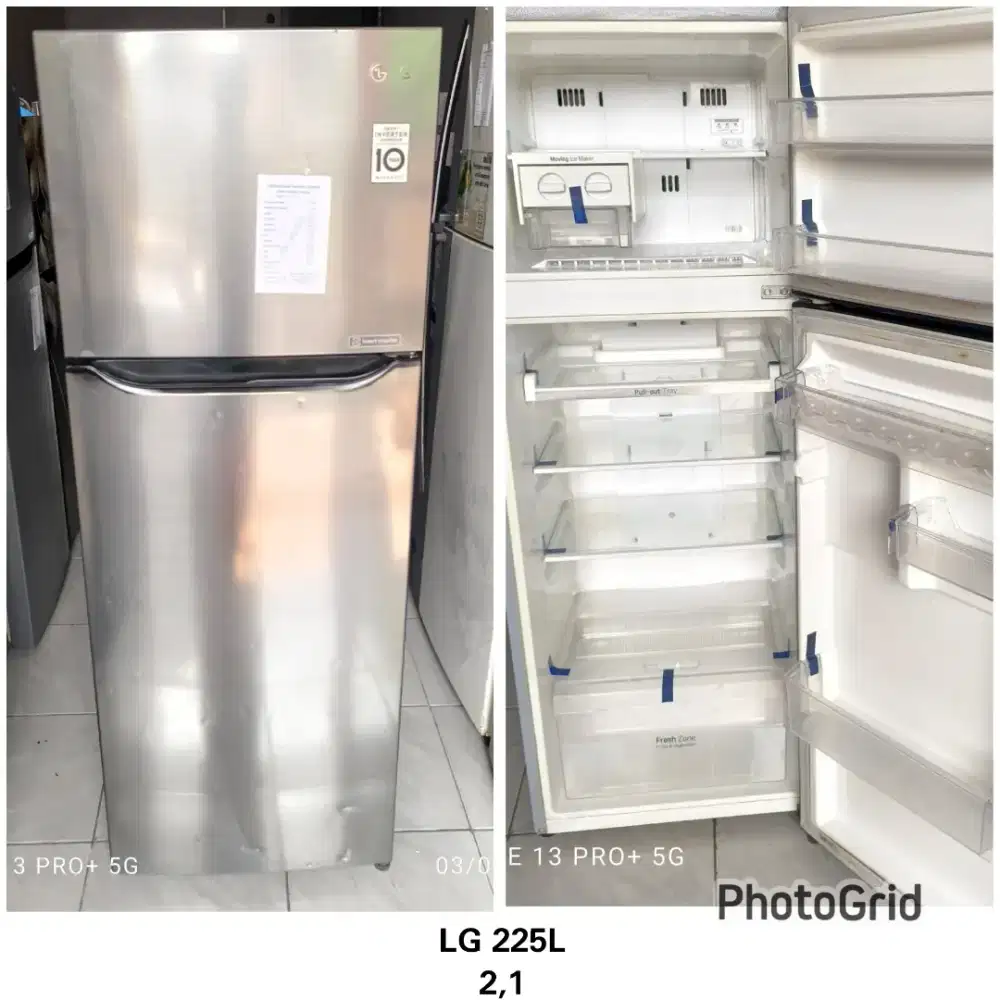 Kulkas 2 pintu LG 225L