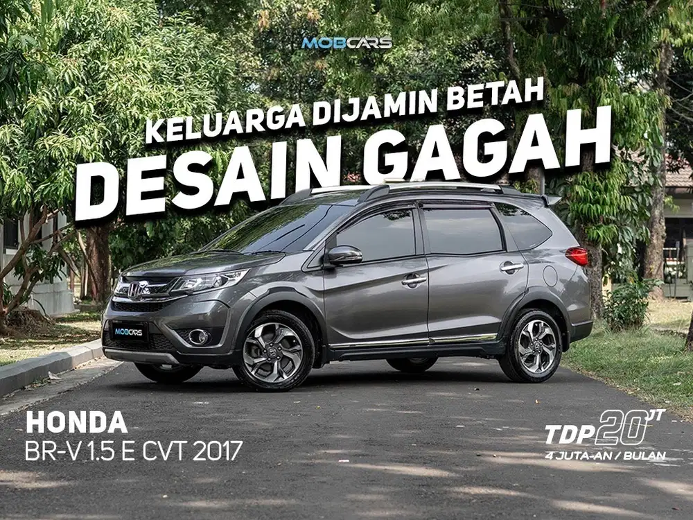 FREE SALDO E-TOLL 1 JT BR-V E 1.5 CVT 2017 GREY