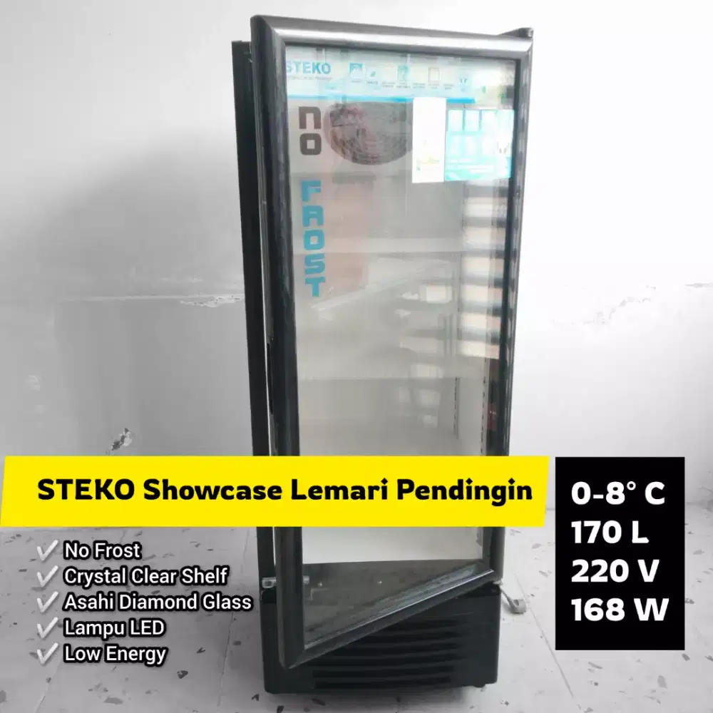 Lemari Pendingin Showcase STEKO 170 L - No Frost