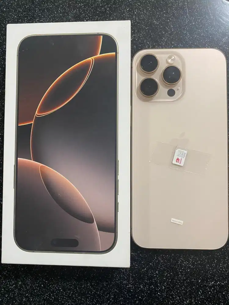 Iphone 16 Promax 256gb resmi ibox warna desert titanium