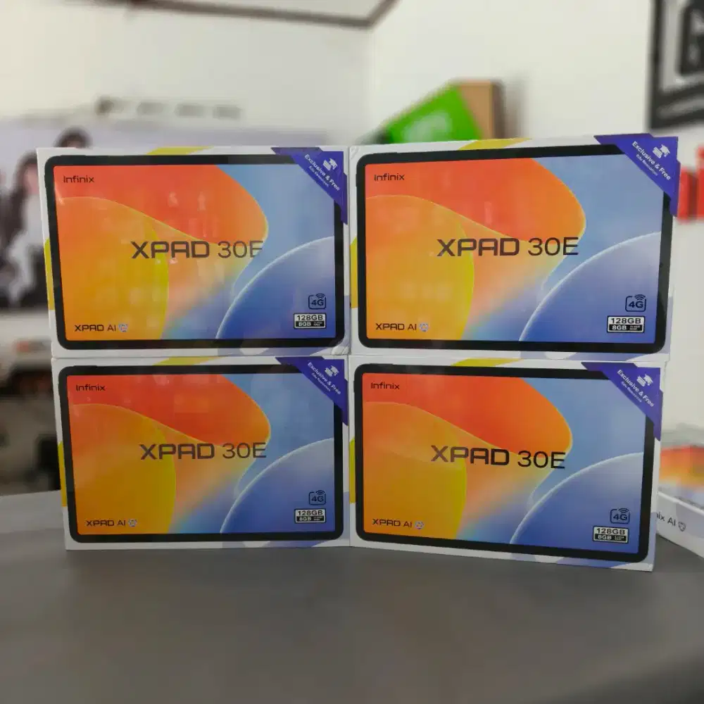 Infinix Xpad 30E ram 4/128Gb Bisa pakai kartu 4g