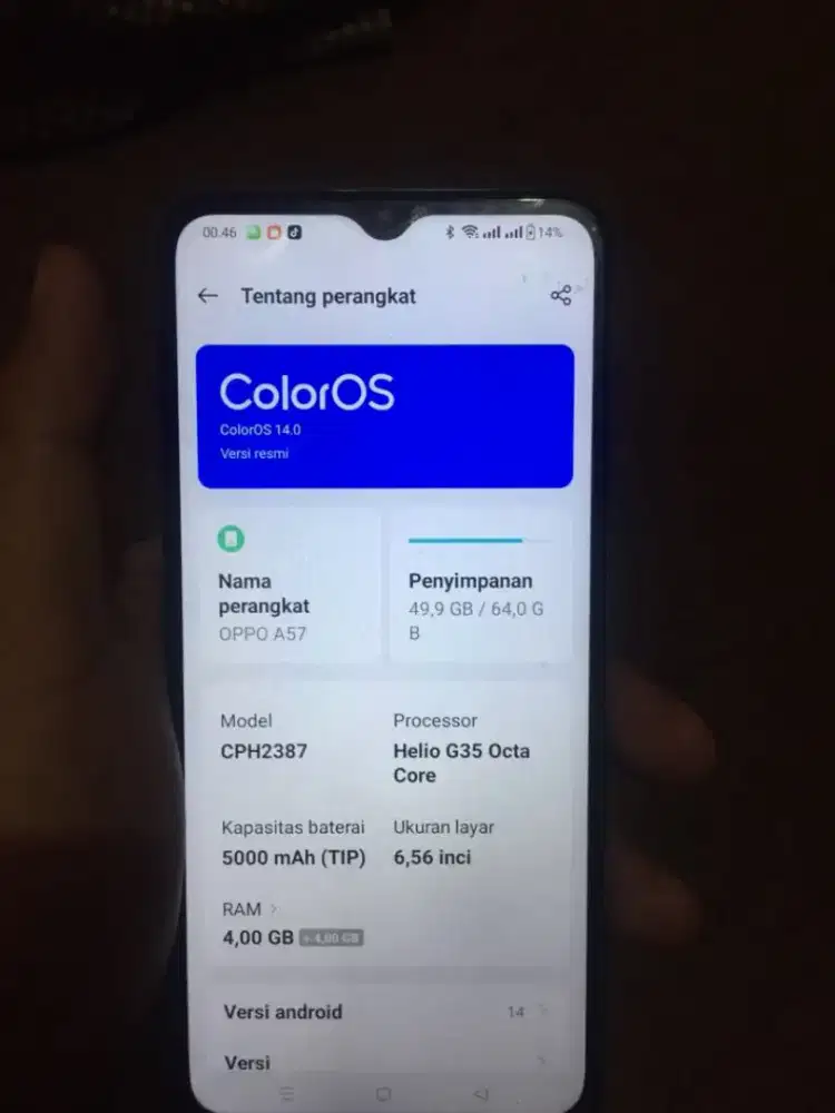 Jual hp oppo A57