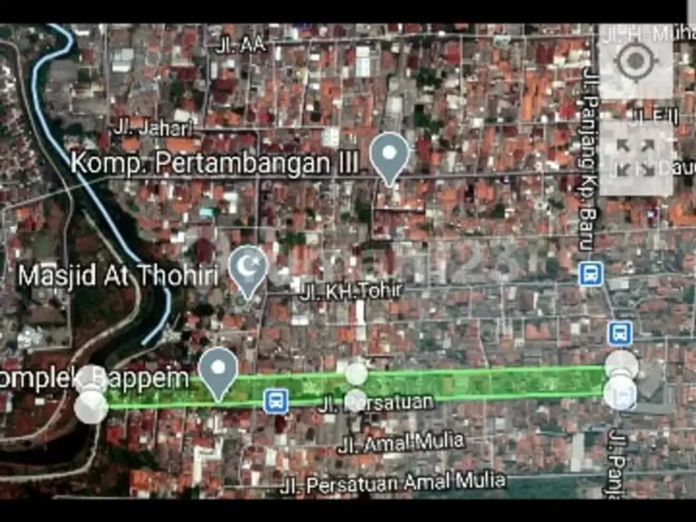 Tanah di Pesanggrahan, kembangan, jakarta barat.(kode rmrg903)