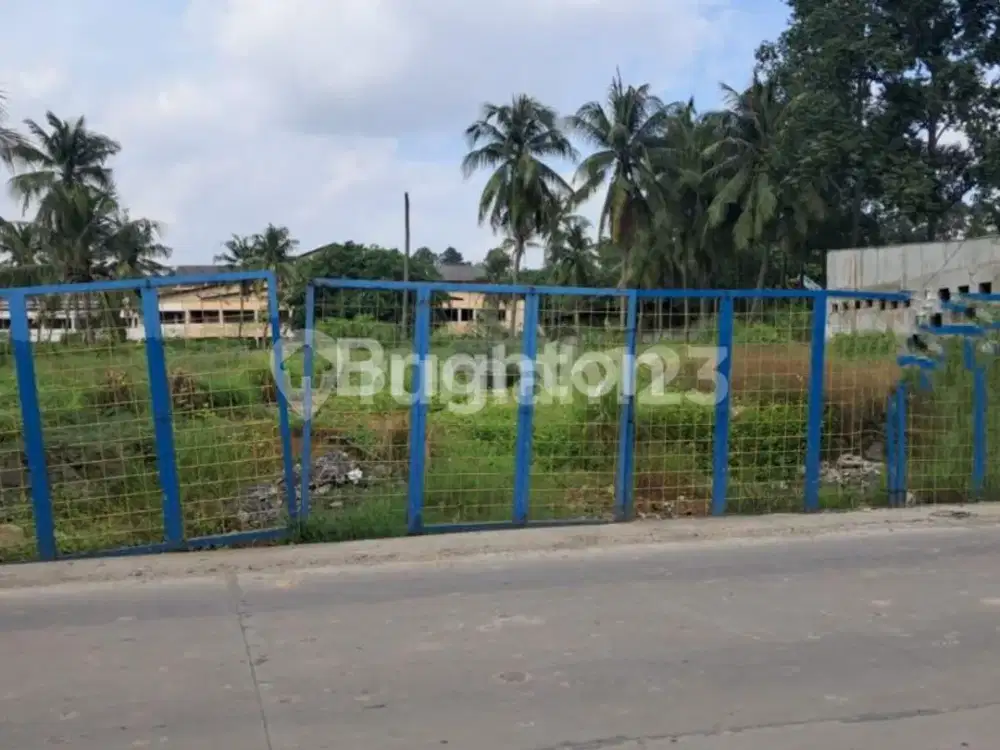 TANAH BENDA, TANGERANG, PINGGIR JALAN RAMAI, COCOK UNTUK USAHA
