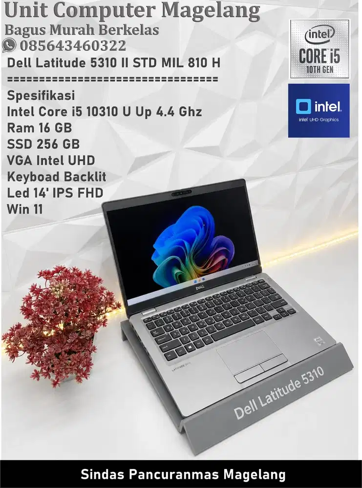 Sat Set II Tangguh II Dell Latitude 5310 II i5 10310 4.4 Ghz II 16 GB