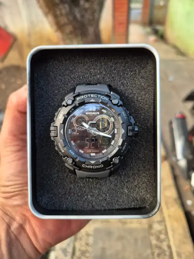 Jam Tangan EIGER Alverstone Mountainering Black • 100% NEW ORIGINAL •