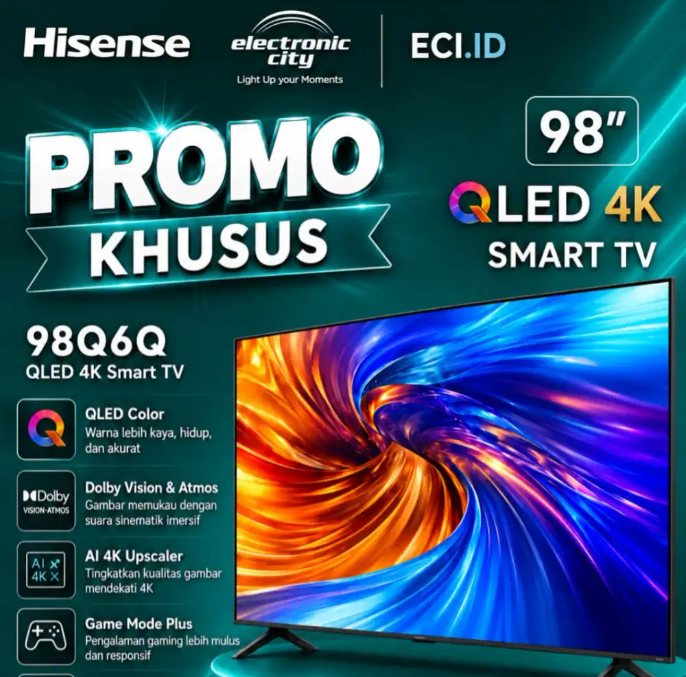 Promo Tv 98 Inch Hisense