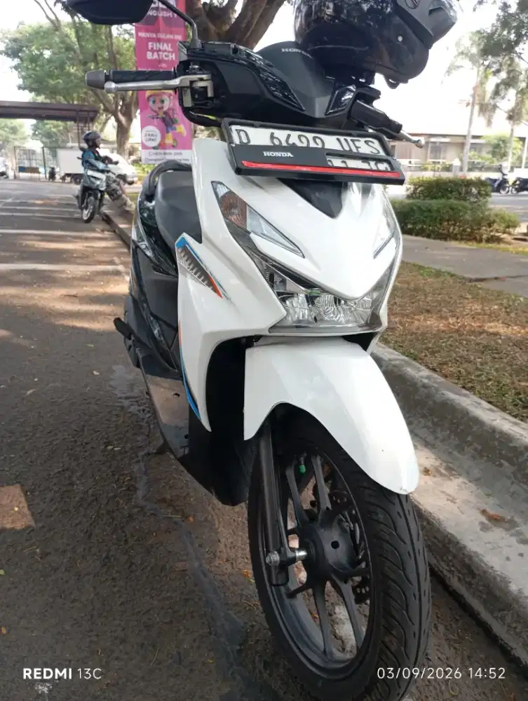 Honda beat putih2025