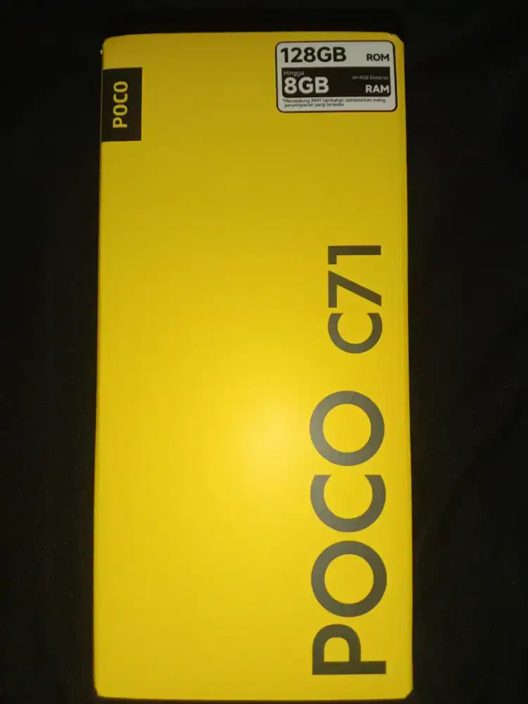 Poco c71 pemakaian 1 hari