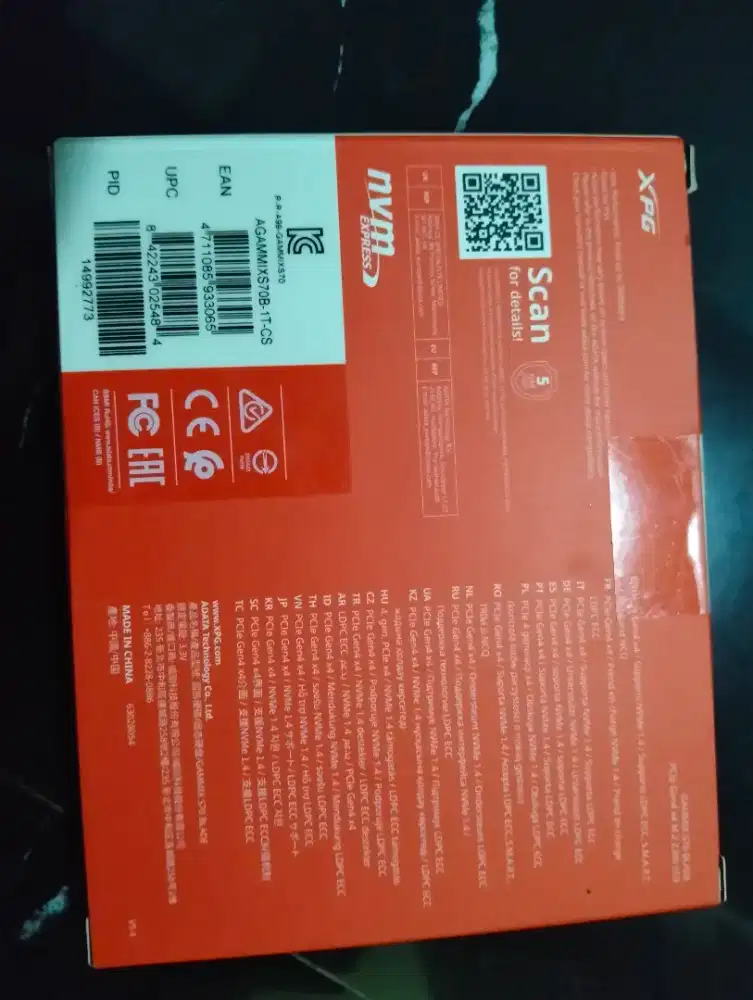 SSD Adata S70 1TB baru gressss