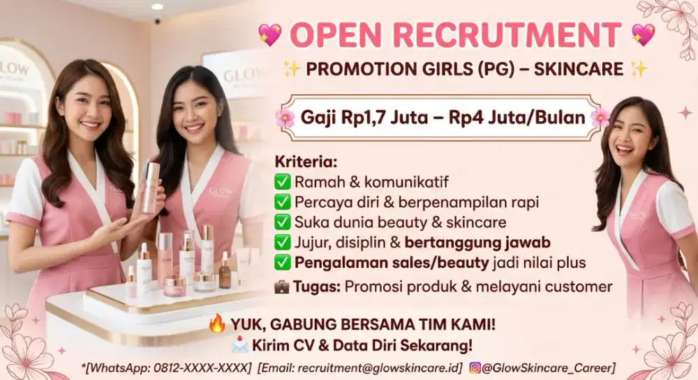 Lowongan kerja beauty promotion staf