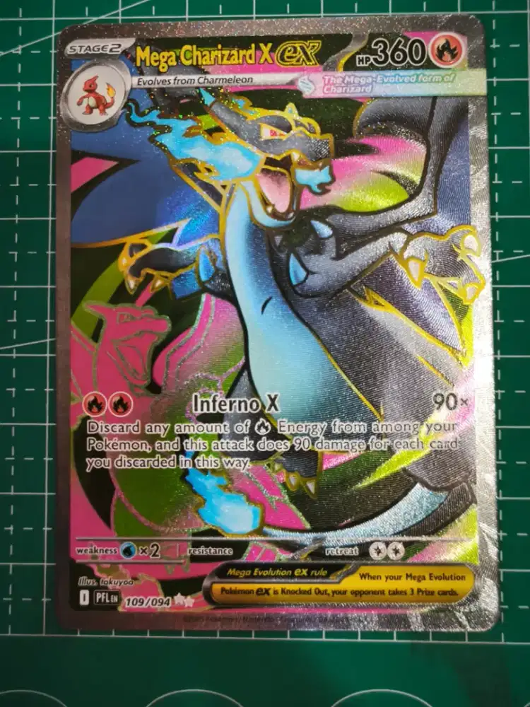 Pokemon Card Mega Charizard X ex