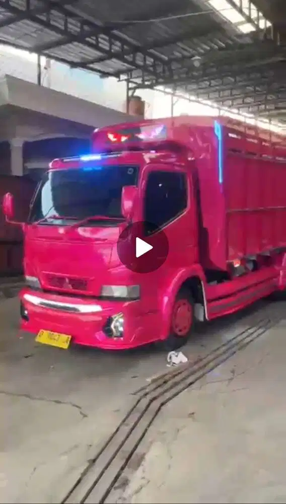 Fullmods ! Mitsubishi Canter FE74 Super HD-V Warna Pink Tahun 2019