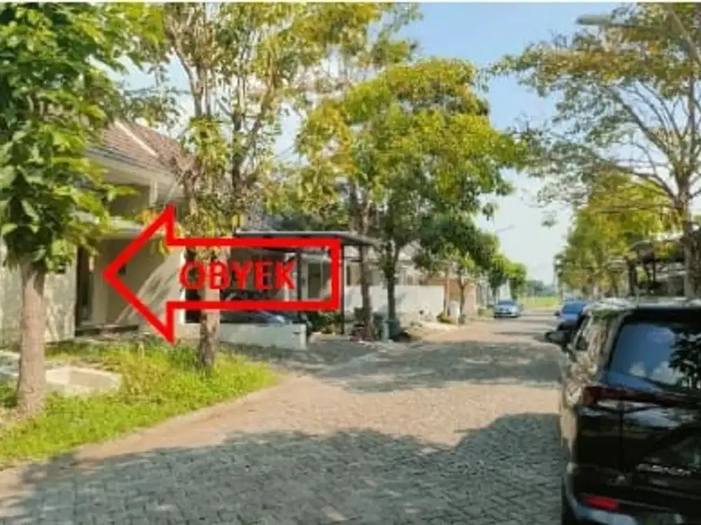 BABAT JERAWAT - LUAS 72M2!! DIJUAL RUMAH VIA LELANG DI PAKAL SURABAYA (PERUM NORTH WEST PARK)