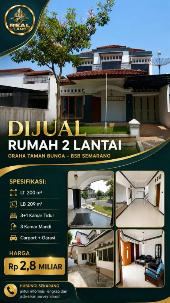 Rumah di Graha Taman Bunga BSB SEMARANG
