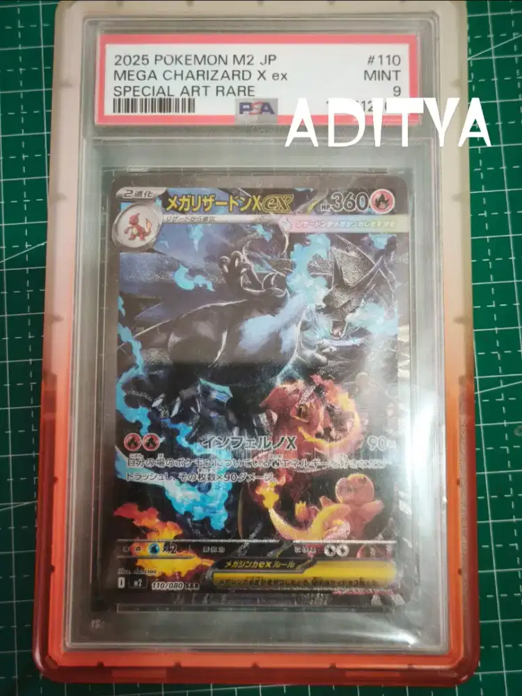 Pokemon Card Mega Charizard X PSA9