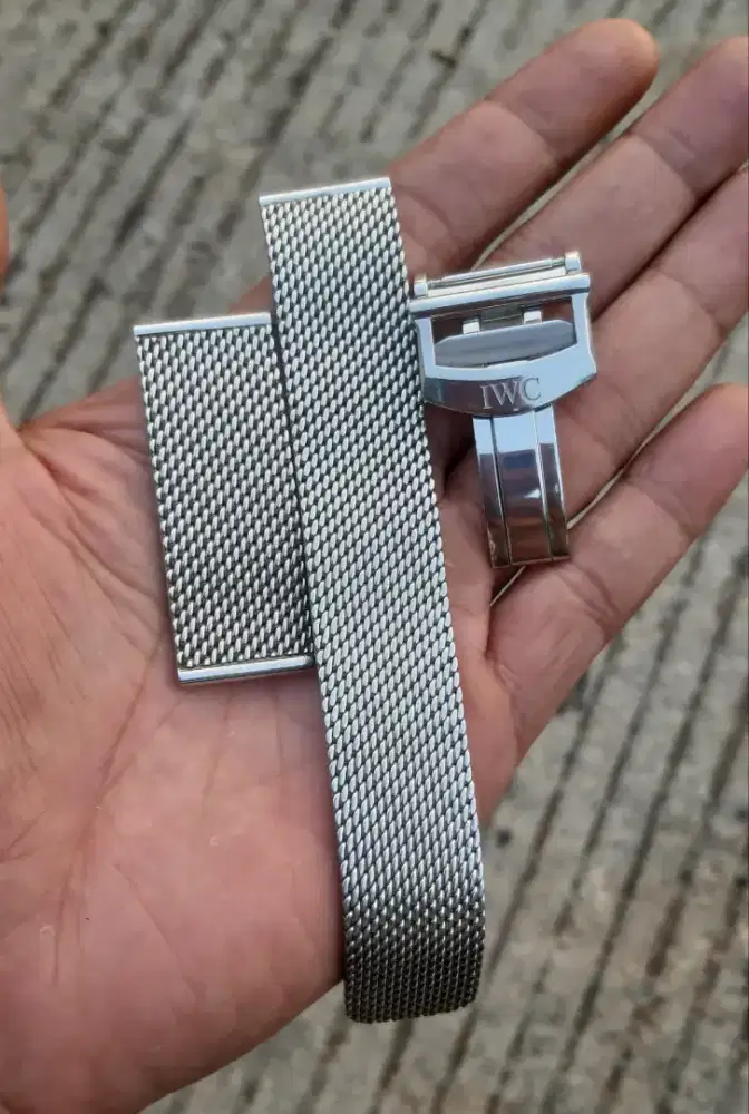 RANTAI JAM TANGAN IWC ORIGINAL 20mm