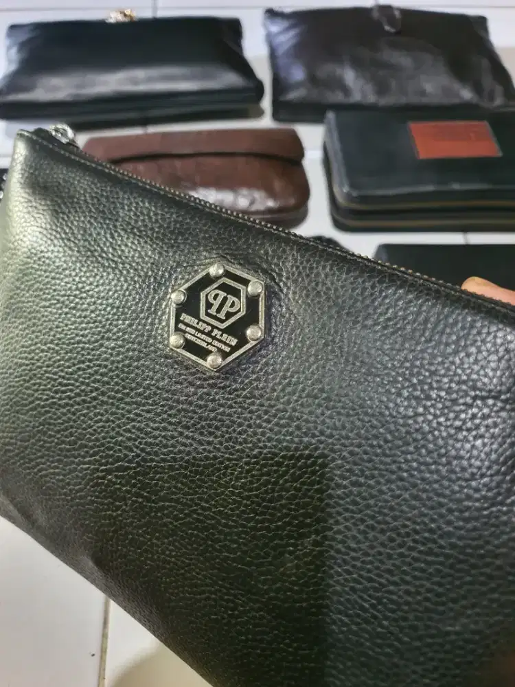 TAS TANGAN HANDBAG CLUTCH PHILIPP PLEIN AUTHENTIC SWITZERLAND