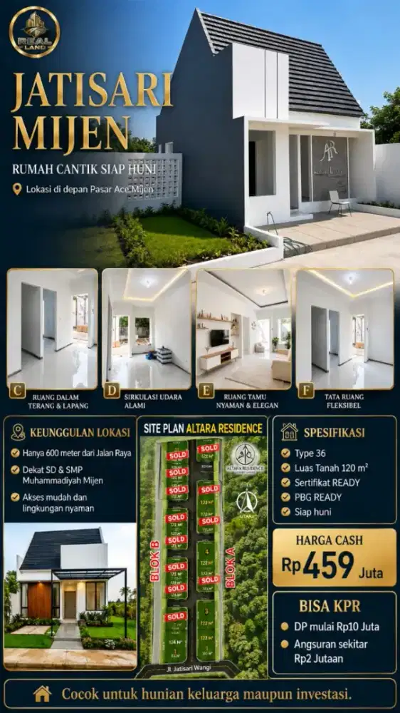 Jatisari Mijen Rumah Baru dan Harga super murah