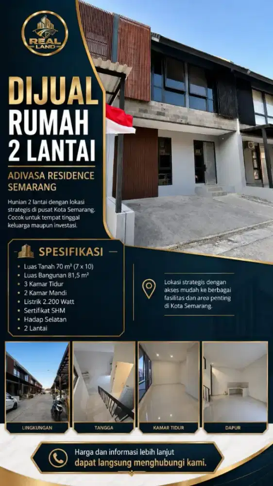 Adivasa Cluster Tengah Kota Semarang strategis dan siap huni