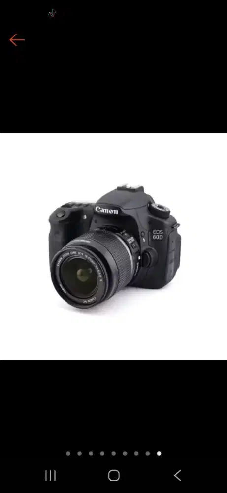 Kamera Canon 60D semi Pro Vignet Tipis, FuLLSet, FLash Oke, Body Oke
