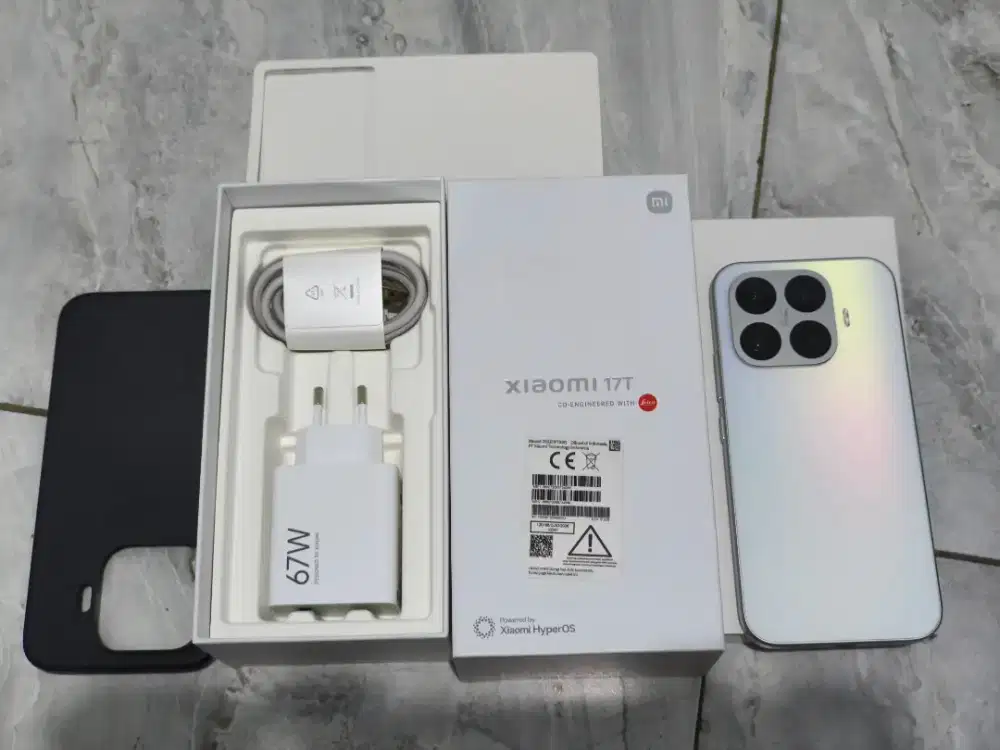 Xiaomi 17T 12/512 GB fullset original mulus bisa TT