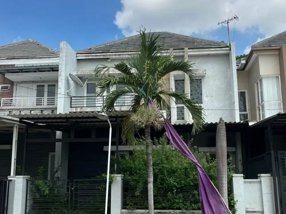 RUNGKUT - LUAS 120 M2!! DIJUAL RUMAH (2 LANTAI) VIA LELANG DI WONOREJO PERUMAHAN GRAND SEMANGGI RESIDENCE