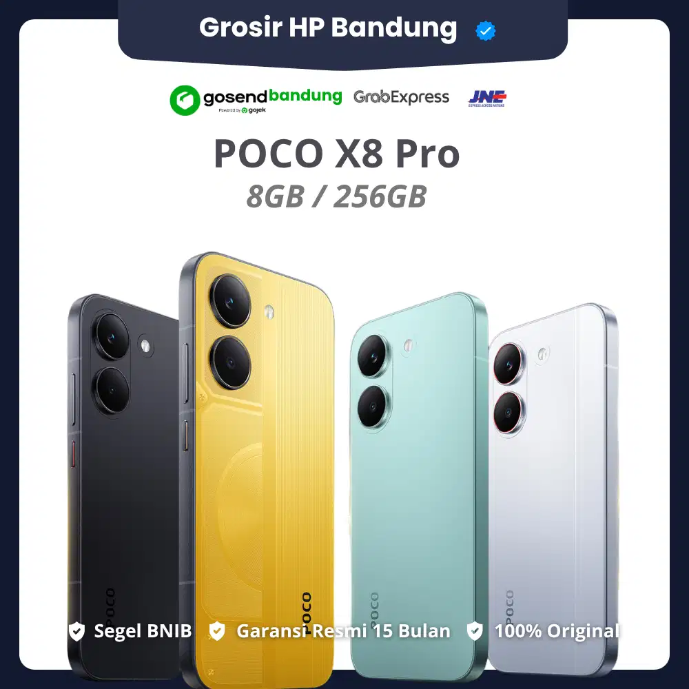 POCO X8 Pro 8GB/256GB 5G Segel Pabrik/BNIB Garansi ResmXiaomi 15 Bulan