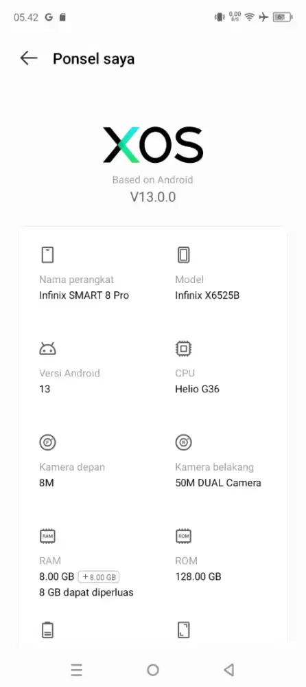 Infinix smart 8 pro 8/1128