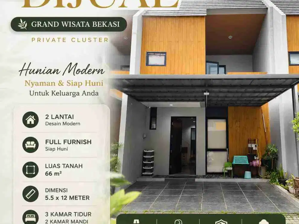 RUMAH DIJUAL 1.3 M