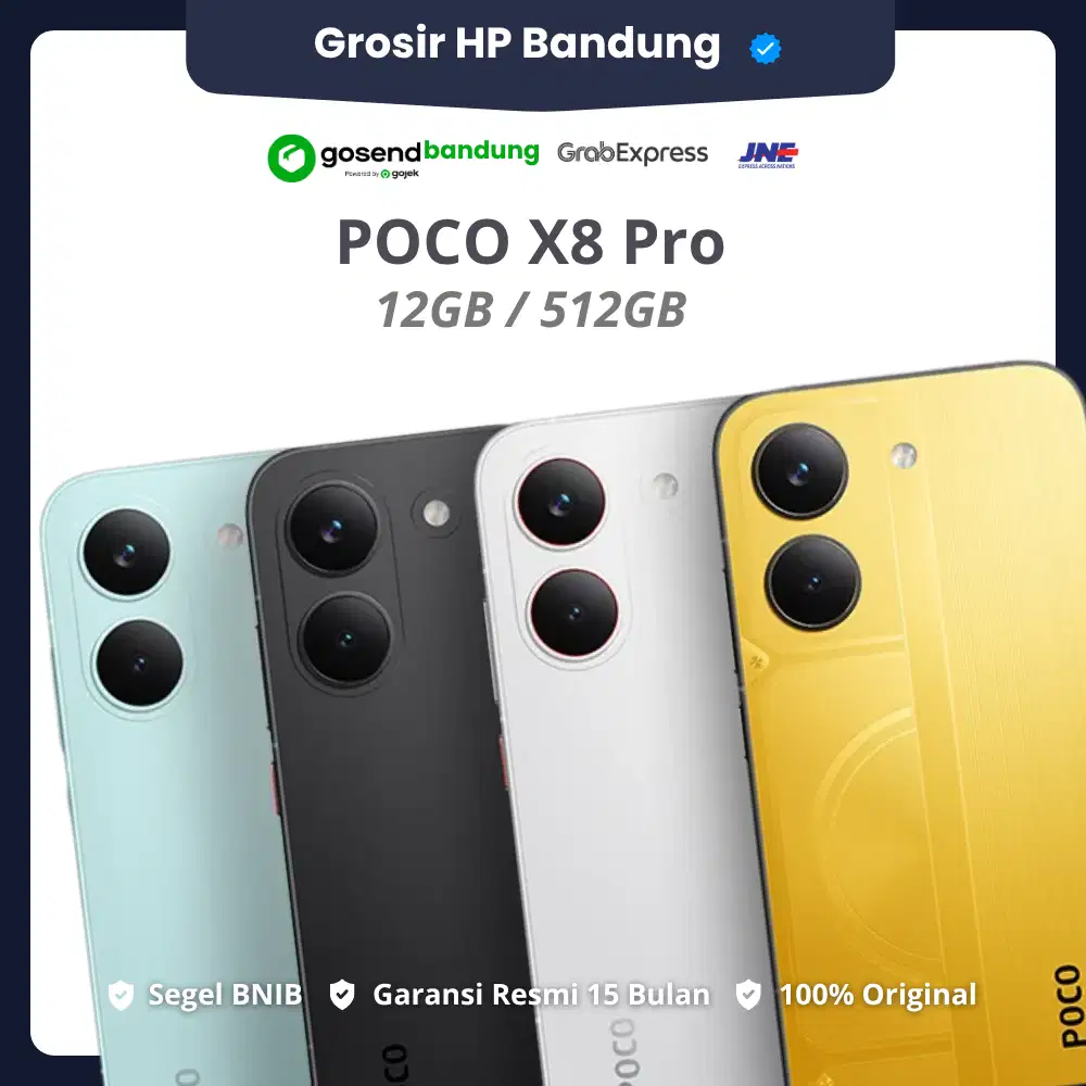 POCO X8 PRO 12/512 GB 5G Segel Pabrik/BNIB Garansi Xiaomi Resmi 15 Bln