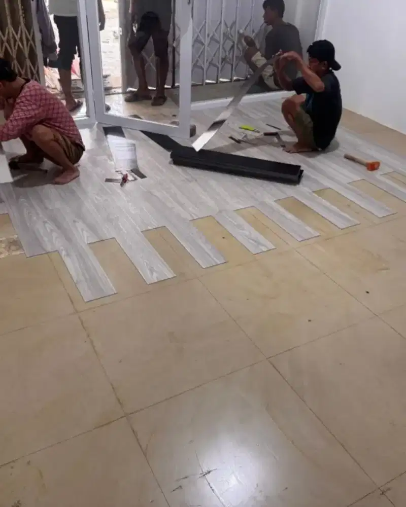 Jasa pasang vinyl lantai
