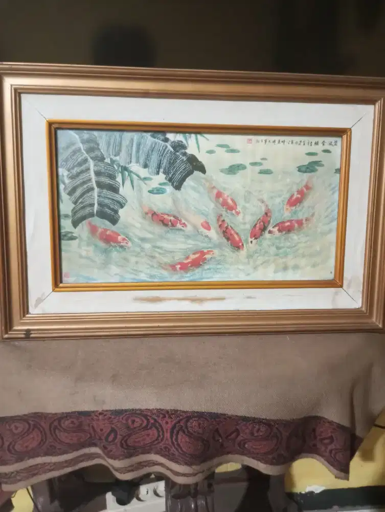 Lukisan ikan koi, dari Jepang asli