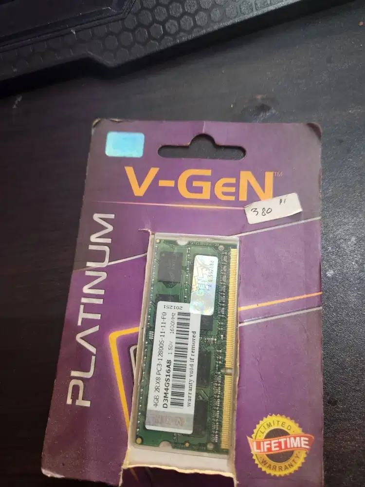 RAM Laptop DDR3 4GB V-Gen Like New