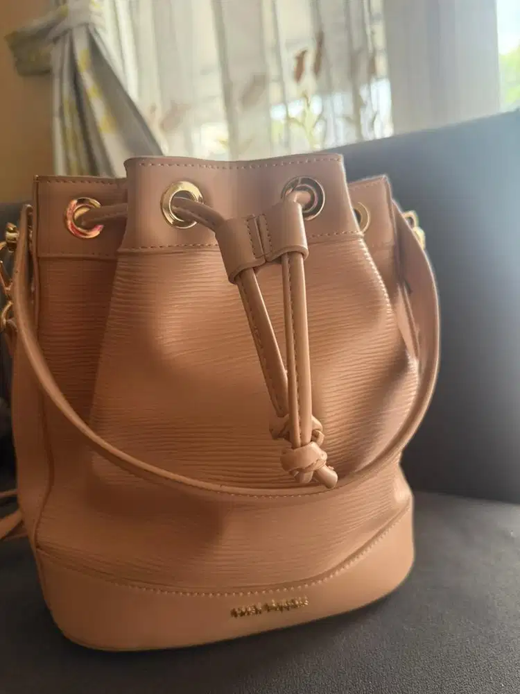 preloved original fay bucket hush puppies warna camel