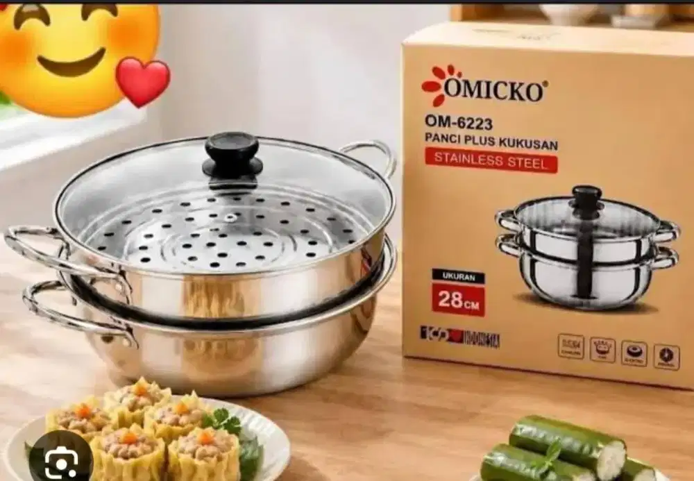 Panci Kukus 2 Susun (Siomay dan Kue)